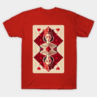 Queen of Hearts Card T-Shirt